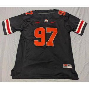 Blackout Ohio State OSU Jersey Nick Joey Bosa #97 Stitched Nike Team Mens XL
